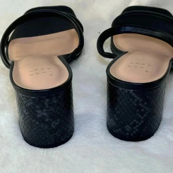 Black Strappy Heels, Size 8 - Great Condition - Picture 5 of 8